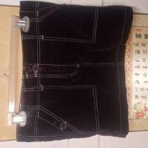 LEVEL EIGHT DEEP PURPLE MINI SKIRT